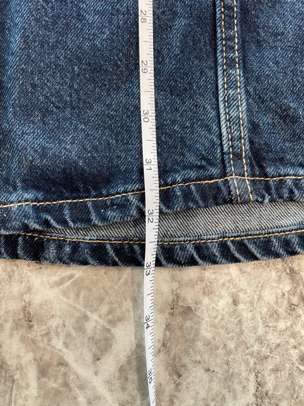 Old Navy Jean Skirt Button Fly NWT size 24 - Picture 7 of 8